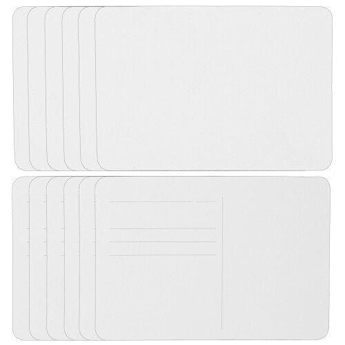 12Pcs Blank Watercolor Memo Cards Portable Multi-Function Note Cards