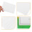 12Pcs Blank Watercolor Memo Cards Portable Multi-Function Note Cards 11