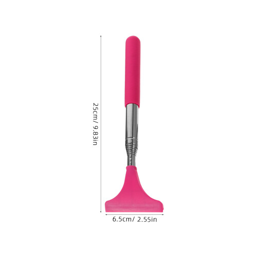 Window Scrubber Metal Pink For Car Window 1 Set 1