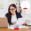 2pcs Document Insertion Menu Shelf Plastic Office Desktop 3