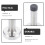 Floor Mounted Door Stopper Silver 1pack 2.95x1.69in 6