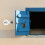 Floor Mounted Door Stopper Silver 1pack 2.95x1.69in 5