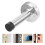 Floor Mounted Door Stopper Silver 1pack 2.95x1.69in 9