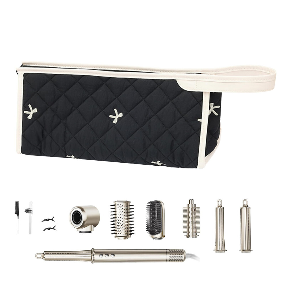 Travel Case Dual Layer Organizer Quilted Hair Styling Tool Bag Fits Hair Dryer for Dyson Airwrap