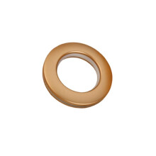 Gold Curtain Ring 1.65 Inch Plastic Round for Drapes Single Pack Durable Everyday Use