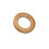 Gold Curtain Ring 1.65 Inch Plastic Round for Drapes Single Pack Durable Everyday Use 1