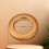 Gold Curtain Ring 1.65 Inch Plastic Round for Drapes Single Pack Durable Everyday Use 5