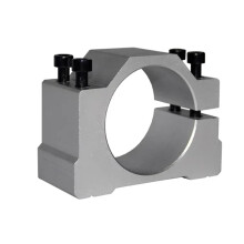 46mm CNC Spindle Motor Mount Clamp, Durable Aluminum Bracket with Screws for Router