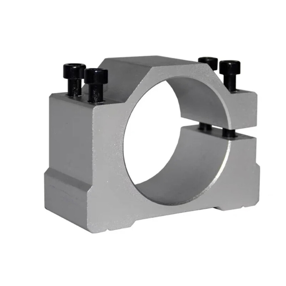 46Mm Cnc Spindle Motor Mount Clamp, Durable Aluminum Bracket With Screws For Router 9070919690945
