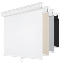 Cordless Blackout Roller Shades for Windows, Thermal Insulated UV Protection, Total Blackout Blinds for Home Office Bedroom Door, 22'W x 72'H White