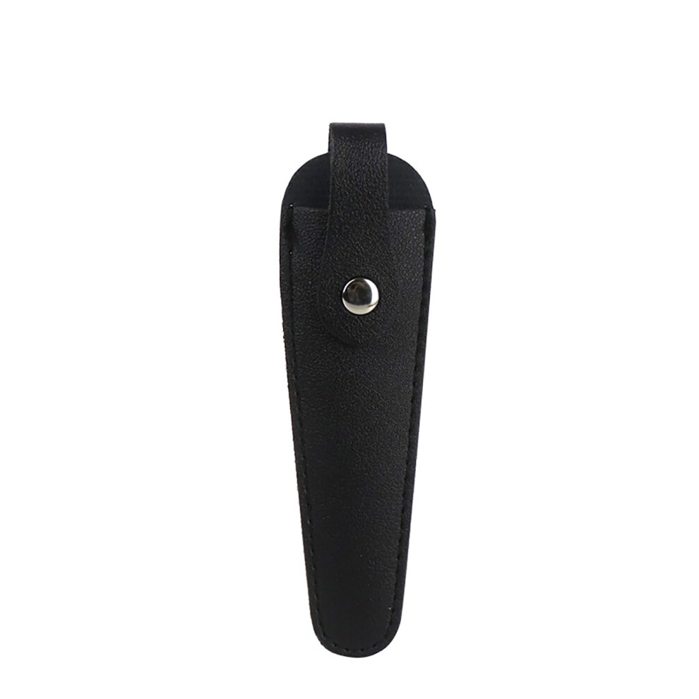 Hairdressing Scissor Case PU Leather Single Holder with Durable Blade Protection for Barbers