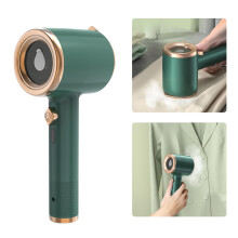 Garment Steamer 2 in 1 Travel Clothes Steamer for Wrinkle Removal and Curtains, Mini Green