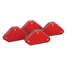 4Stk Roter Schweißmagnet Pfeilform Stark Für Mehrere Winkel Und Arbeit