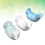 3Stk Lustiger Vogel Essstäbchenhalter Keramik Set Bunte Farben 2