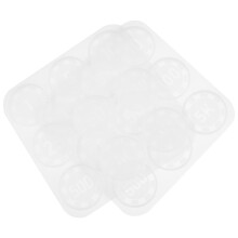 2Stk Silikon Formen Reusable Epoxidharz Basteln Weiß Flexibel