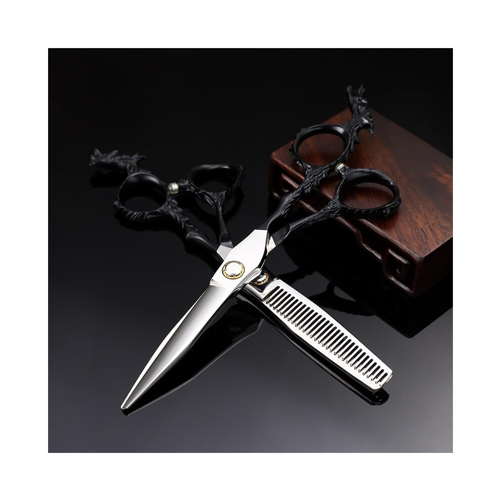 Professional Hair Cutting Scissors 6 Inch Stainless Steel Barber Shears with Sharp Precision Blades Ref: 7408