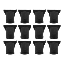 12Stk Hohe Temperatur Stk Föhnaufsatz Schwarz Für Haare Styling