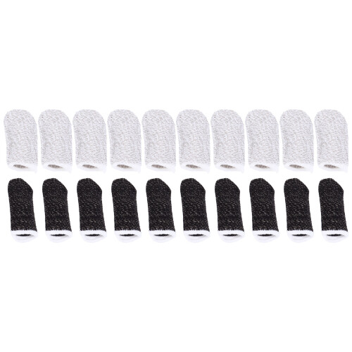 20Stk Touchscreen Gaming Finger Cot Elastisch Schweißabsorbierend
