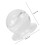 Dribbelnder Trainingsball Transparent Harz 2