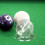 Dribbelnder Trainingsball Transparent Harz 5
