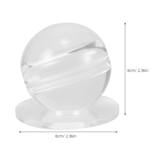 Dribbelnder Trainingsball Transparent Harz 2