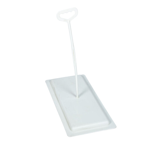 Weißer Plastik Geruchsneutraler Hocktoiletten Deckel Robust 2