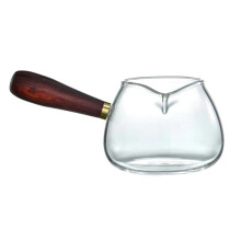 Mit Seitengriff Aus Transparentem Glas Aus Glas Holz