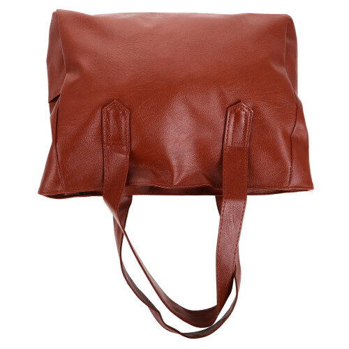 Tote Multifunktionale Tasche Damen Hellbraun Pu