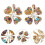 2 Vierbladige Broche Met Bruiloft Prom 4