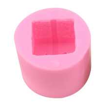 1Stk Silikonform Rosa Für DIY Kerzen Seifen Schokolade Backen