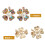 2 Vierbladige Broche Met Bruiloft Prom 7