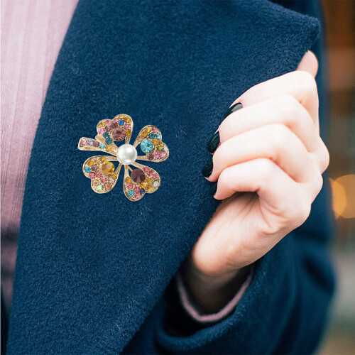2 Vierbladige Broche Met Bruiloft Prom 2