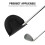 Universal PU Golfs Putter Cover Schwarz Strapazierfähig Outdoor 7