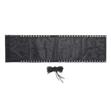 Langlebiger Schwarz Outdoor Liegestuhl Reparaturstoff