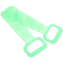 Rücken-Badetuch Grün Premium Material Mit Griff Zum Hautpeeling