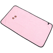 Pet Dog Bath Towel Super Absorption Bath Supplies 50x90cm (Pink)