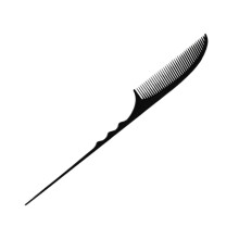 1Stk Schwarzer Spitzenkamm Aus Strapazierfähigem PP Material Haare