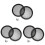 6 Pcs Flat Grill Cover Plastic 2