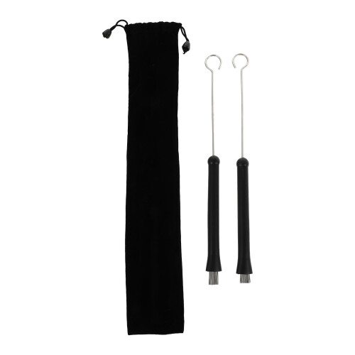 1Ensemble Brosse Percussion En Acier Avec Sac Pratique Pour Batterie