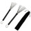 1Ensemble Brosse Percussion En Acier Avec Sac Pratique Pour Batterie 5