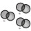 6 Pcs Flat Grill Cover Plastic 5