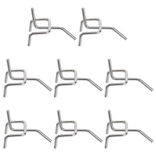 50Pcs Silver Hanging Hooks for Door Hanging Bag Bathroom Kitchen Use