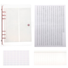 1Set Roze Diamond Opbergboek Plastic Papieren Tas Voor DIY