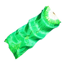 Long Folding Silk Dance Fan Gradient Color Belly Dance Accessory For Performance Durable Bamboo And Silk Construction And Stage Shows