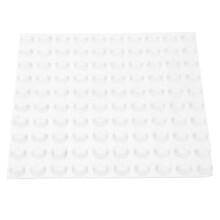 100Pcs Small White Bump Dots Cabinet Door Bumpers for Low Vision Aids