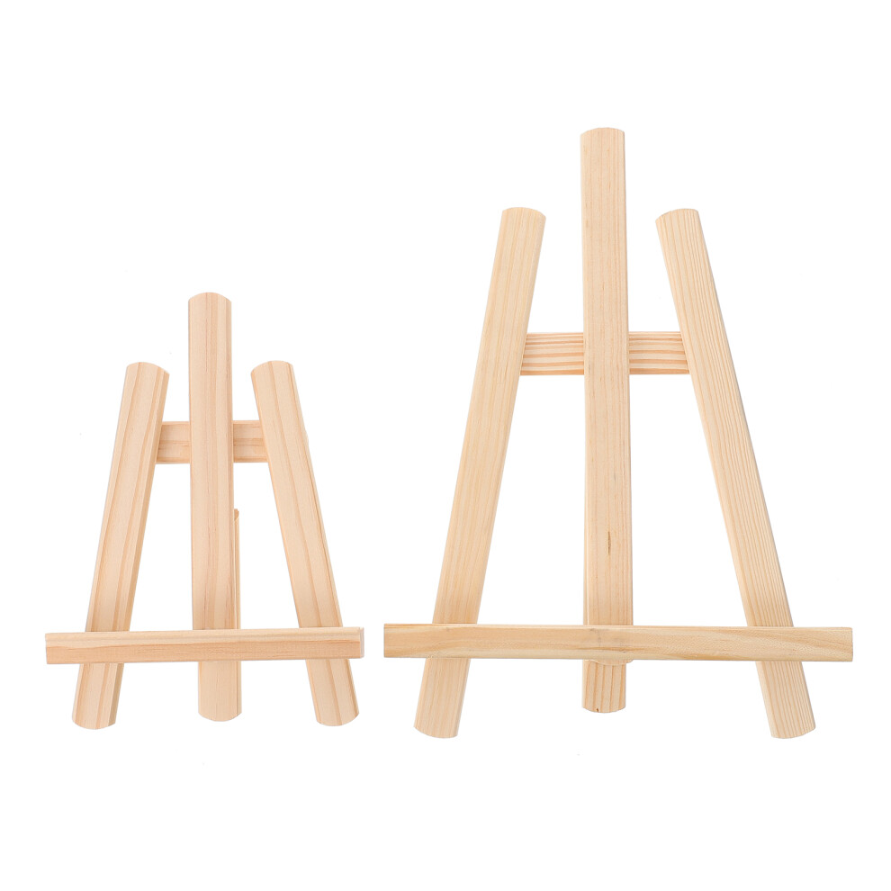 6 Pcs Wooden Foldable Tablet Phone Stands Tripods 3181698967091