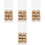 4 Sets Reusable Ice Cube Cooling Particles Melting Proof 3