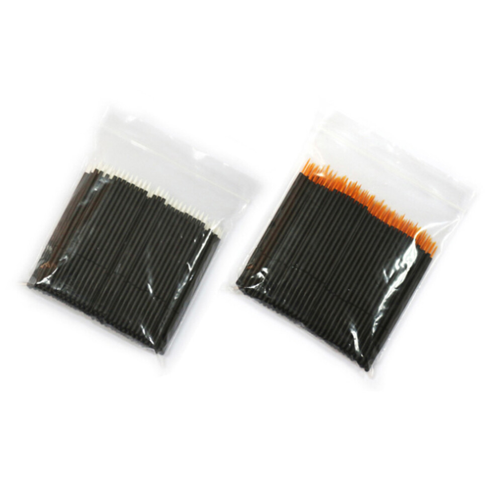 Artibetter 100Pcs Disposable Eyeliner Brush Applicators For Liquid Cosmetics