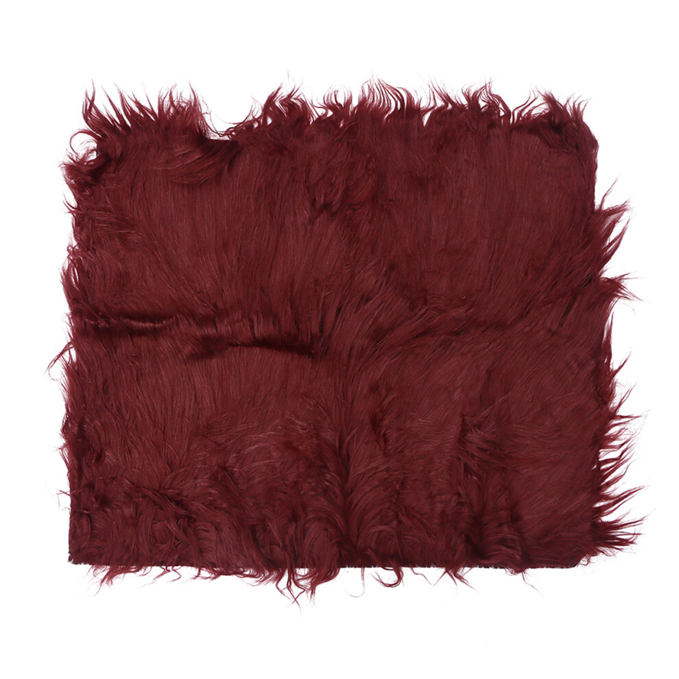 Swaddle Blanket Plush Baby Fur Wrap For Infant Photos Red Iplusmile