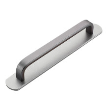 Durable Silver Aluminum Sliding Door Handle for Wardrobes Cabinets